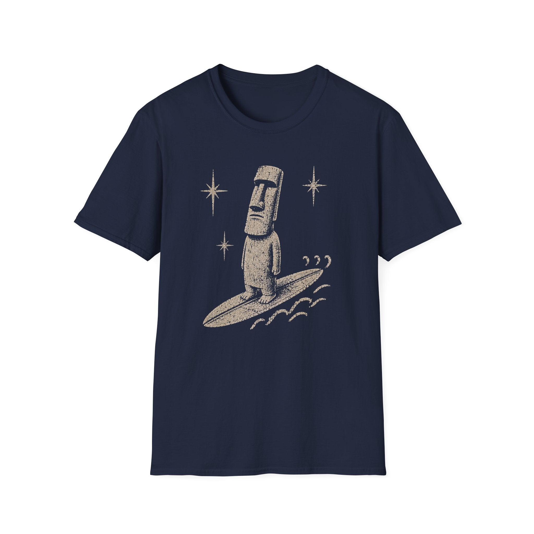 Cosmic Moai Tiki Surfer